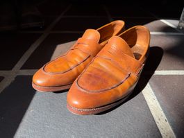 MEERMIN Leder Loafer, Grösse 43, mit Goodyear-Welted-Sohle