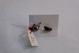Silber 925 Ohrstecker/Anstecker - Sterling Tassen