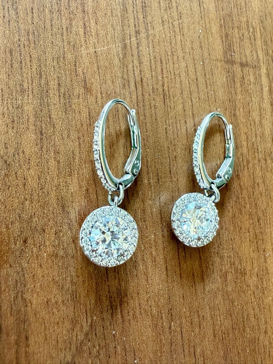 Swarovski Orecchini pendenti & Orecchini a lobo: Wunderschöne Ohrringe von Swarowski mit Zirkonia-Steinen – Nuovo (secondo la descrizione) da Wohlen AG venduto da JoeGreen_1 4