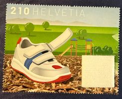 Timbre Suisse 2023: Chaussure d'enfant - Neuf! Rare!
