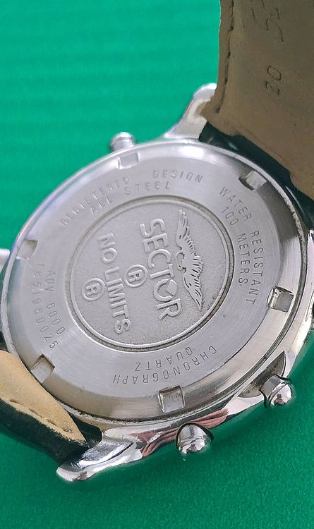 SECTOR NO LIMITS ADV 6000 CHRONOGRAPH HERREN UHR (Gebraucht) in