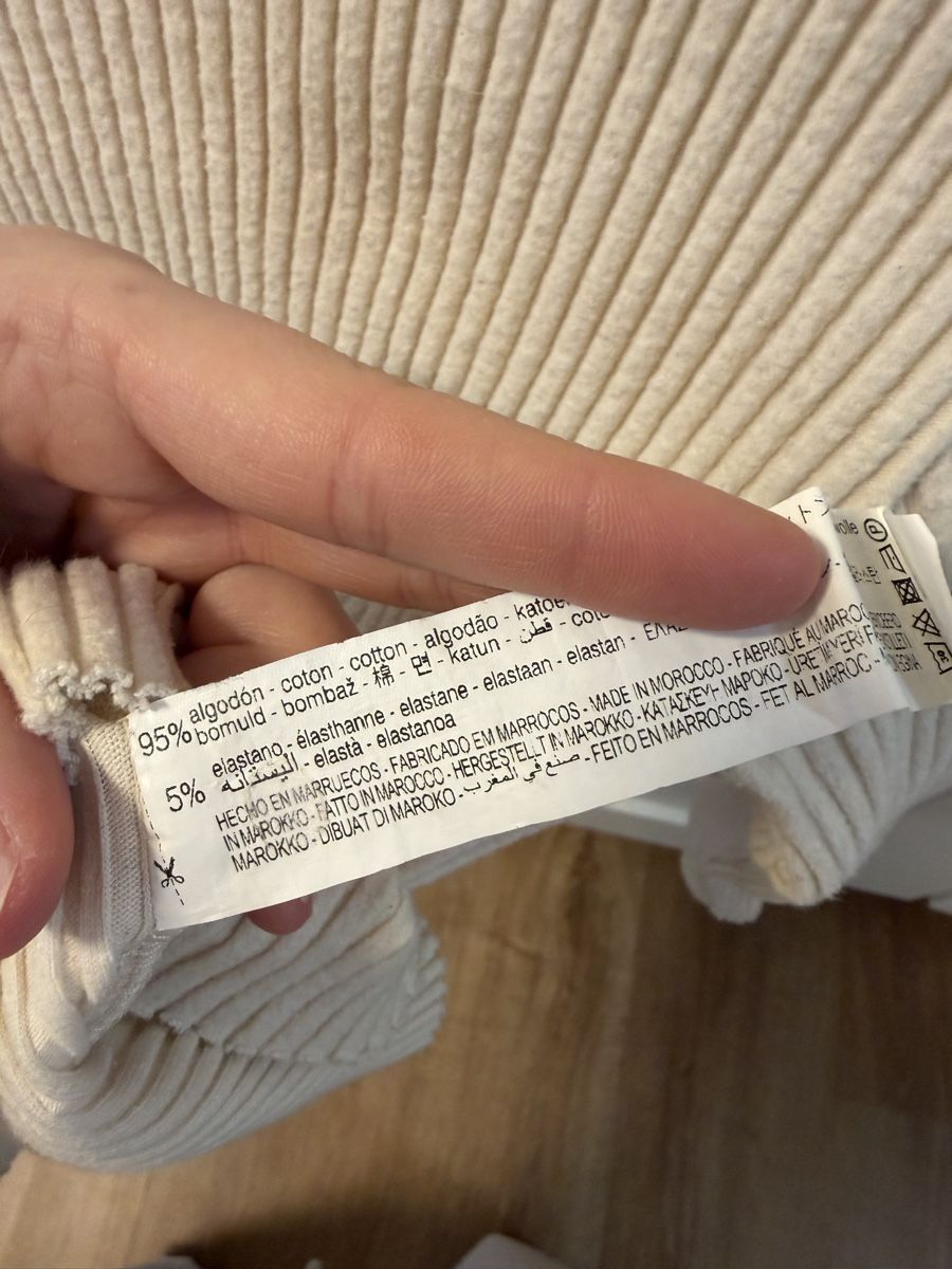 Zara Maglioni & Felpe: Zara Rippstrickpullover, Gr. S, Cremefarben, Winter Look! (5 – Usato da Bassersdorf venduto da Sandy456 4