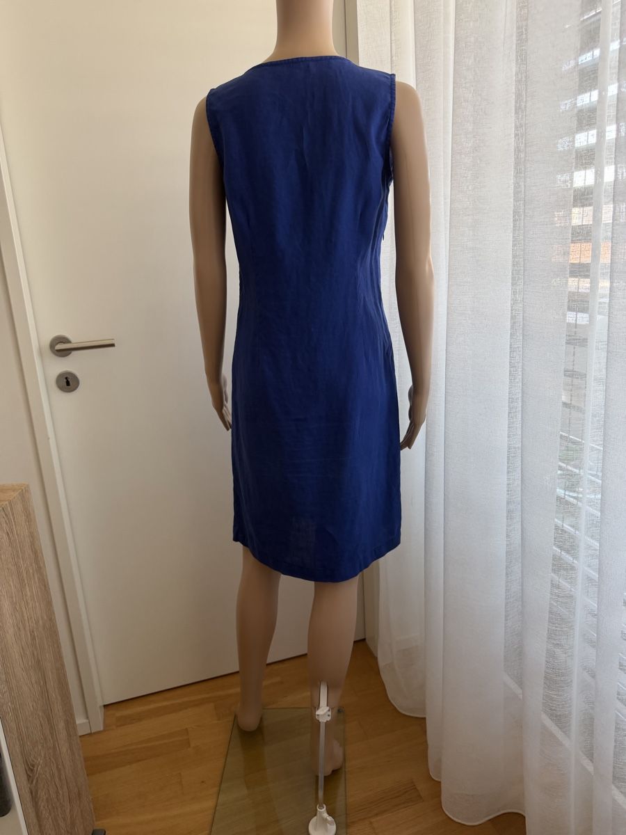 Vestiti: Leinen Kleid mit Hemd, blau Gr S – Usato da Basel venduto da Ksjusha 2