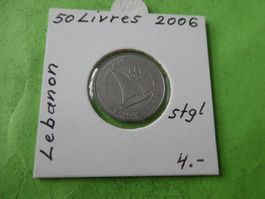 Libanon 2006, 50 Livres     stgl.