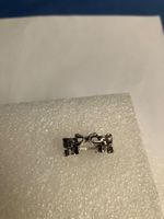 Ring silberfarben, zwei Elefanten mit erhobenem Rüssel, NEU