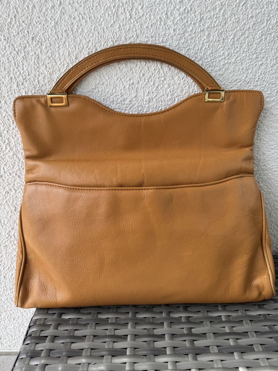 Taschen für Damen: Vintage Clutch/Handtasche aus echtem Leder – Gebraucht aus Balsthal von Narulya 1