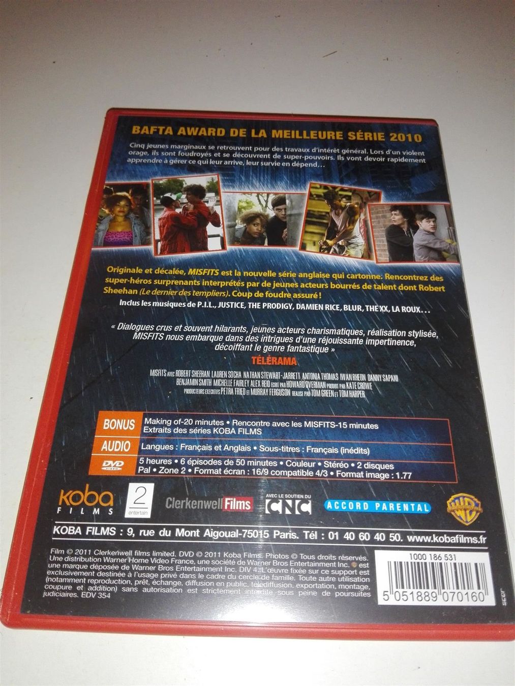Tutti i DVDs: Misfits   (Saison 1)           -FR & EN- – Usato da St.Gallen venduto da elk2023 4