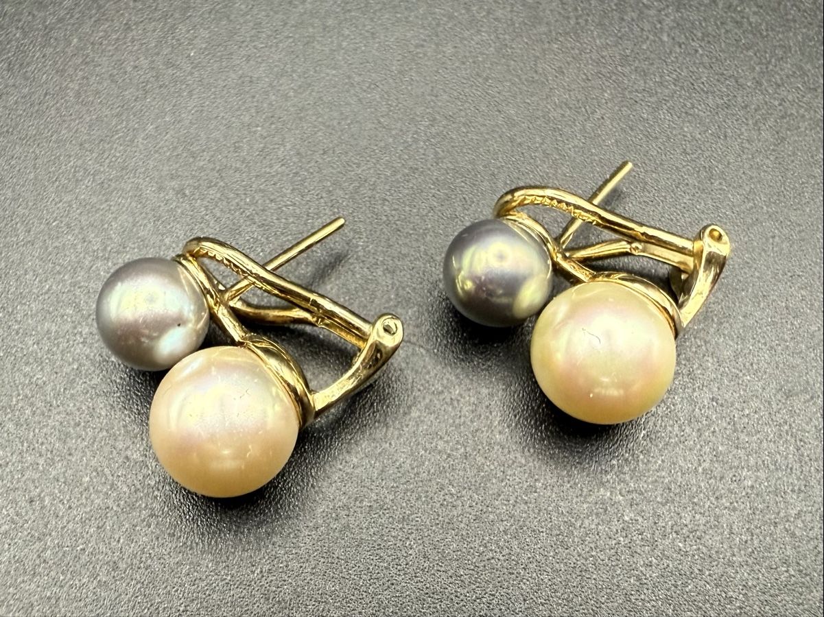 Orecchini pendenti & Orecchini a lobo: Elegante Ohrringe mit Perlen, Vintage – Usato da Lamone venduto da LaCantinaMagica 1