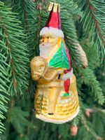 Santa auf Esel Weihnachtskugel 13 cm Weihnachtsschmuck