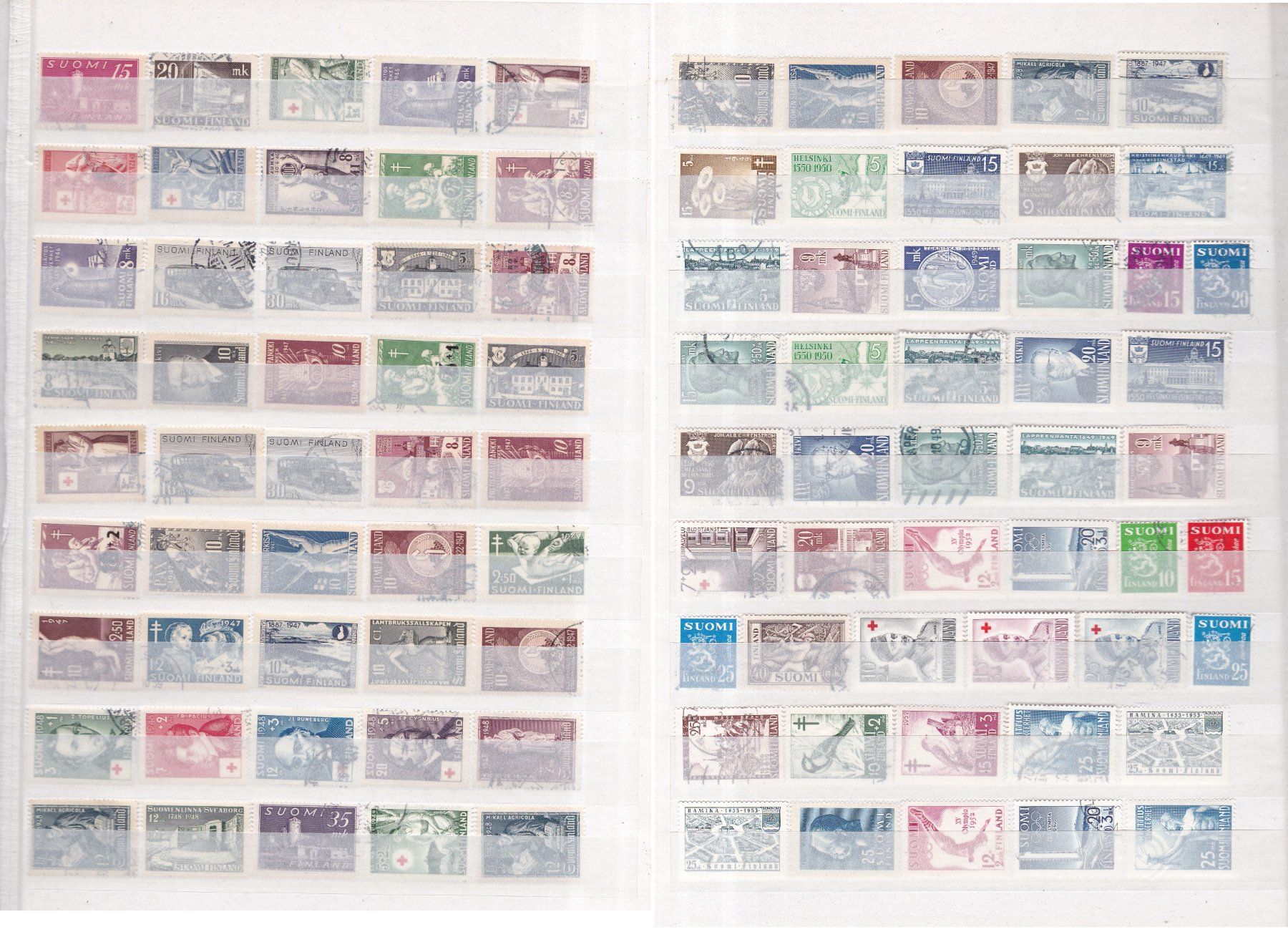 Tous les timbres: Briefmarkensammlung "Finnland" – D'occasion à Münchwilen AG par Nesar 1