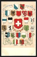 Zürich, Schweizer Wappen, Bern, Luzern,