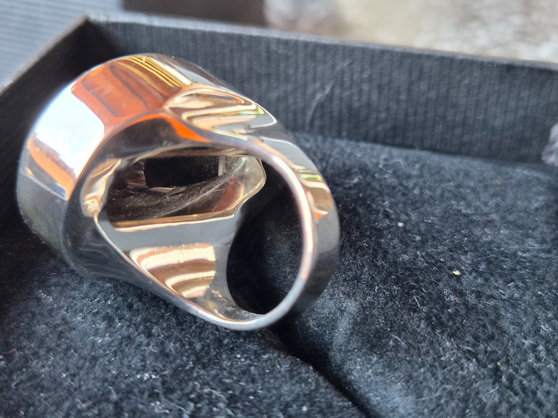 Anelli: Fingerring silber mit geschliffenem Rauchquarz – Usato da Gams venduto da kat_lg5l 2