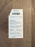 Coop Tageskarte 2. Klasse gültig bis 28.10.2026 neu