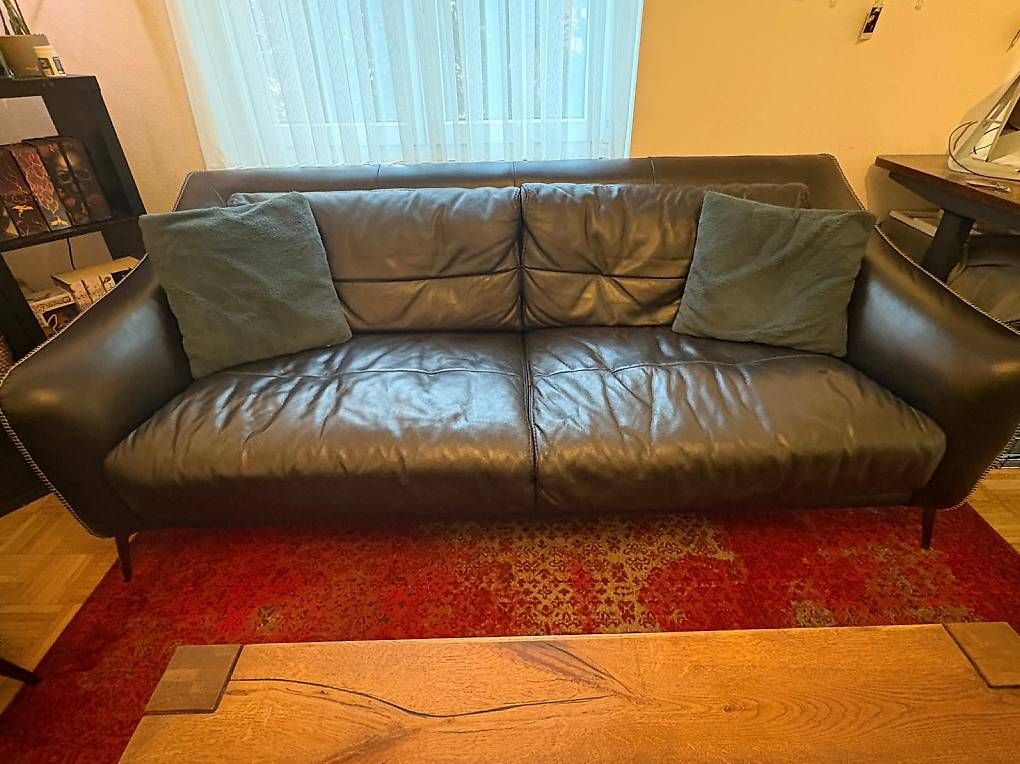 Divani: 3er und 2er Ledersofa – Usato da Dietikon venduto da sar_b5j8 2
