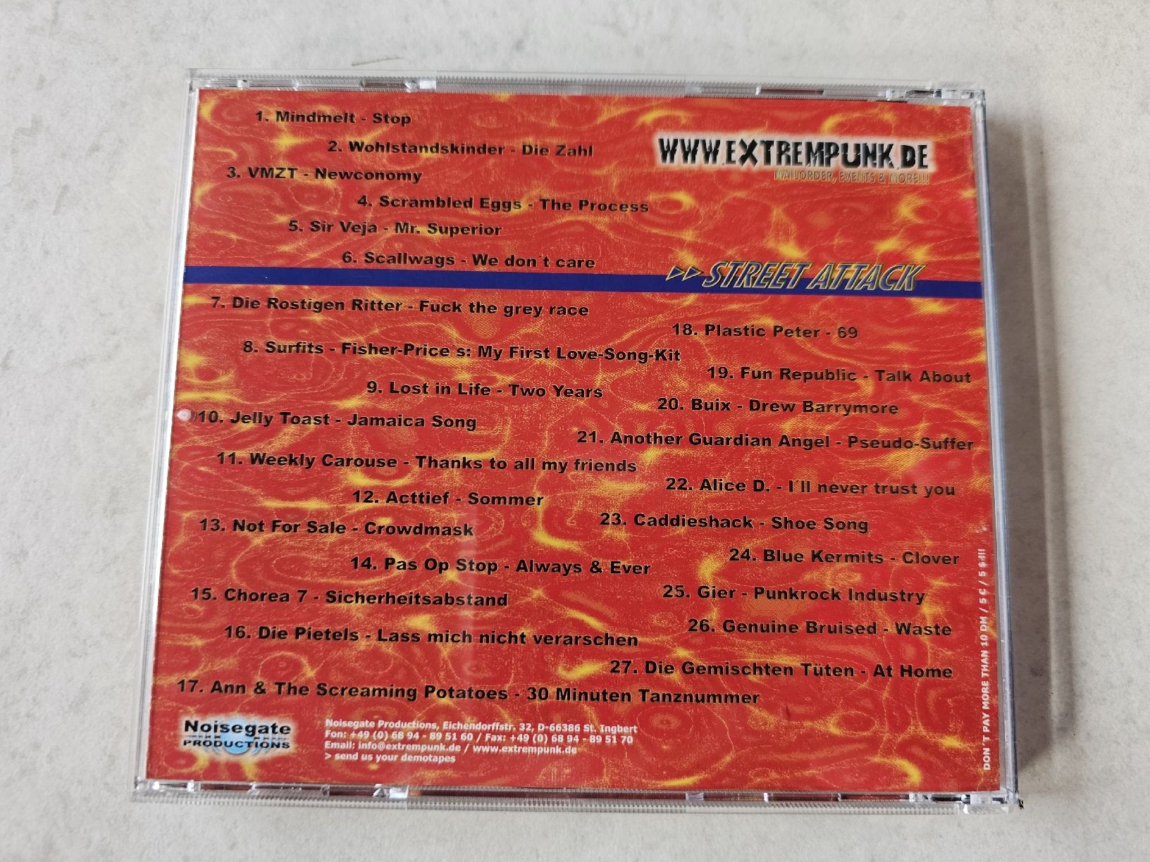 CD: Street Attack  -  Punk Ska Emo – Usato da Schneisingen venduto da backstore24 1