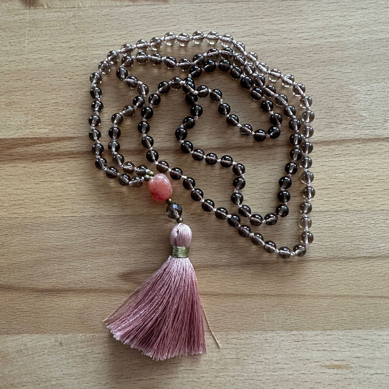 Catenine: Mala mit Rauchquarz-Perlen – Usato da Sax venduto da kaulquappe01