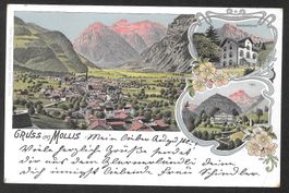 Mollis farbige Lithografie 3 Bilder
