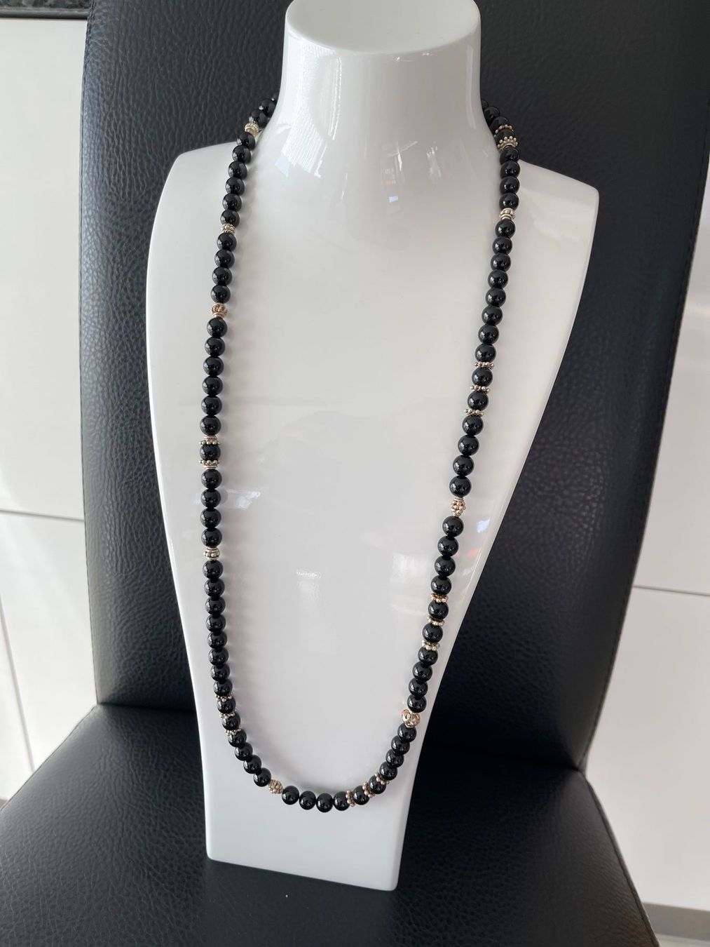 Onyx Ketten: Onyx Halskette – Neu (gemäss Beschreibung) aus Lützelflüh-Goldb von lin_v952
