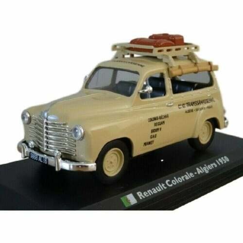 Lot De 2 Miniatures CIJ Europarc 1/43 : Renault Colorale Police Et Renault 4CV, état D'occasion