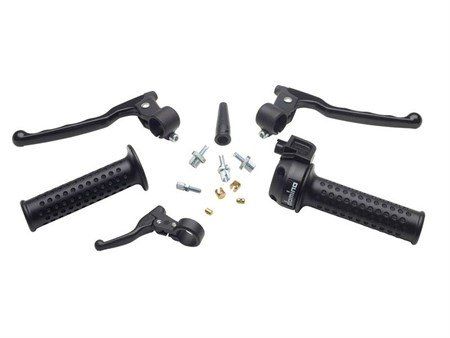 Mofas: Griffset Domino normalgas schwarz / universal – Neu und originalverpackt aus Rüegsauschachen von Looser01