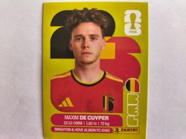 W Cup 2026 Belgique N°7 De Cuyper