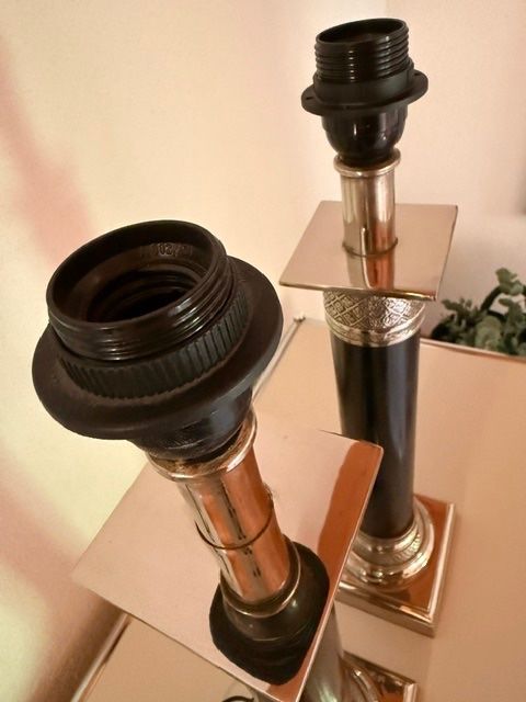 Lampen: Tischlampen silber/schwarz – Gebraucht aus Heiden von miriamj 3