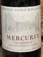 1980 Mercurey Chateau Genot-Boulanger, Les Sazenay