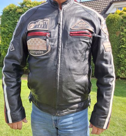 Lederjacke Infinity Racing Style