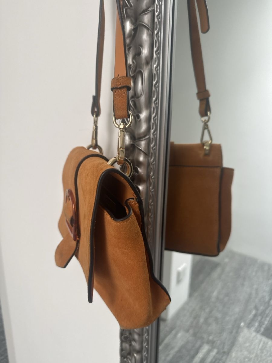 Zara Borse da donna: Zara Basic Shoulder Bag Orange  – Usato da Sementina venduto da NinaDel 4
