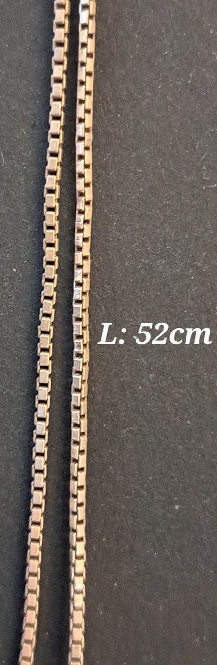 Catenine: SILBER Kette+Anhänger/ 925, Sternzeichen Löwe – Usato da Burgdorf venduto da Mikado019 2