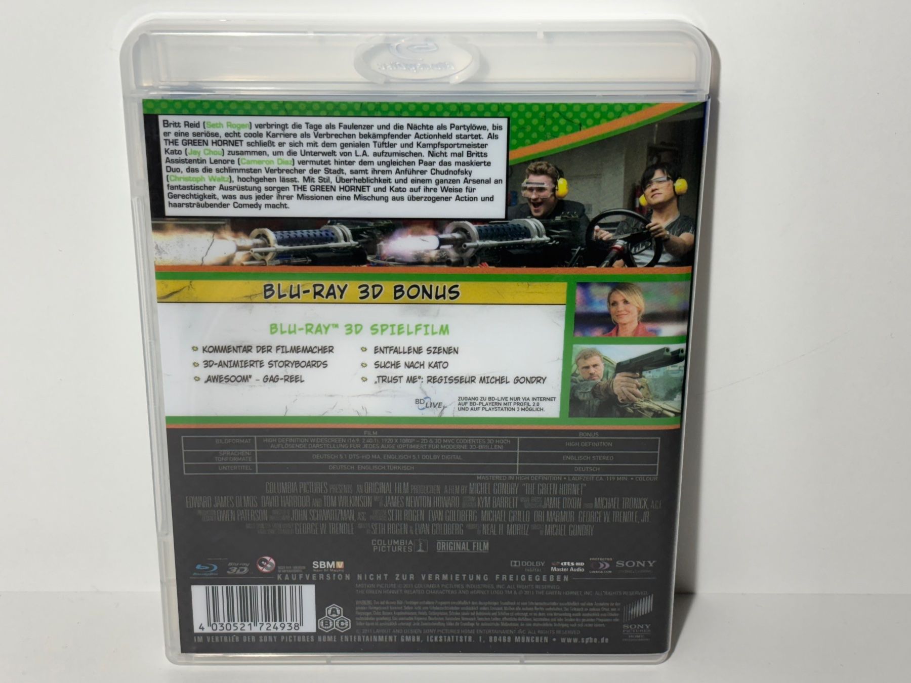 Tutti i DVDs: The Green Hornet Blu Ray 3D – Usato da Wilderswil venduto da Sstriker 1