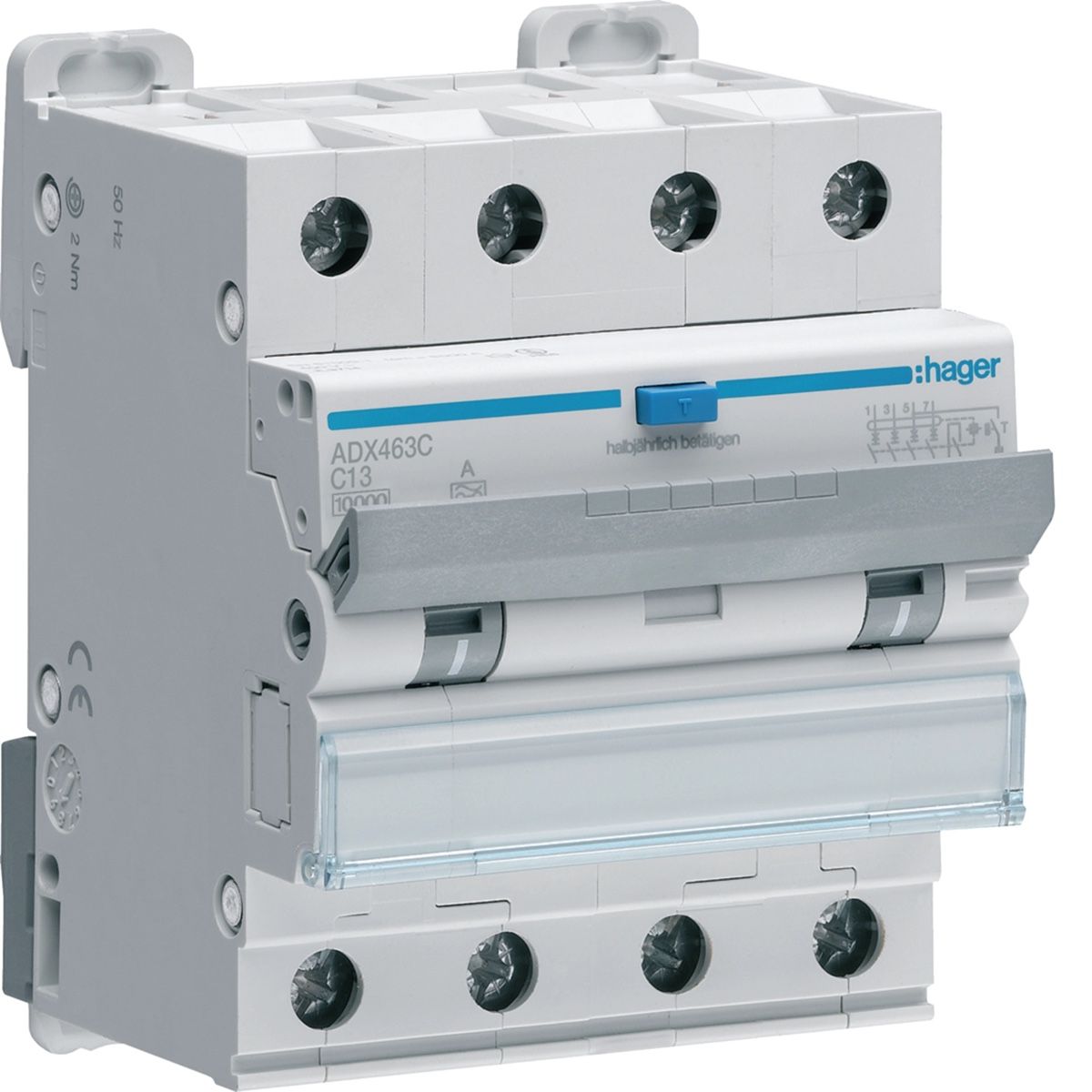 Hager Componenti elettronici: Fils c13 4 pol Hager ADX463c – Nuovo (secondo la descrizione) da Spiez venduto da Elektrik-und-co