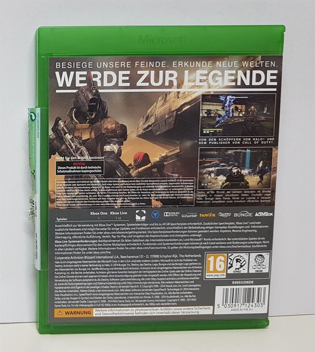 Microsoft Giochi: Destiny werde zur Legende  Xb One – Usato da Schüpfheim venduto da Games_Spielkonsolen 2