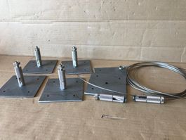 Drahtseilhalter Gripper Abhängesystem