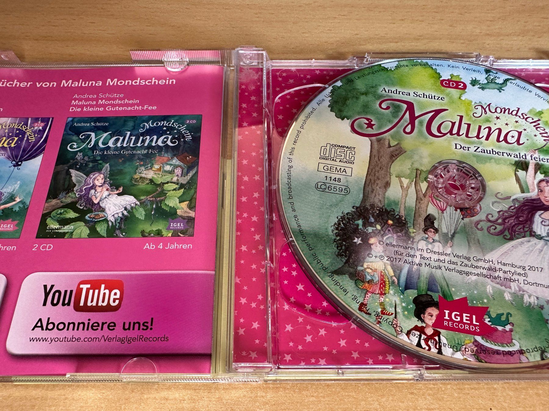 Audiolibri: B2 Maluna Mondschein - Der Zauberwald feiert! - 2 CD – Usato da Rikon im Tösstal venduto da Alpenmutz 2