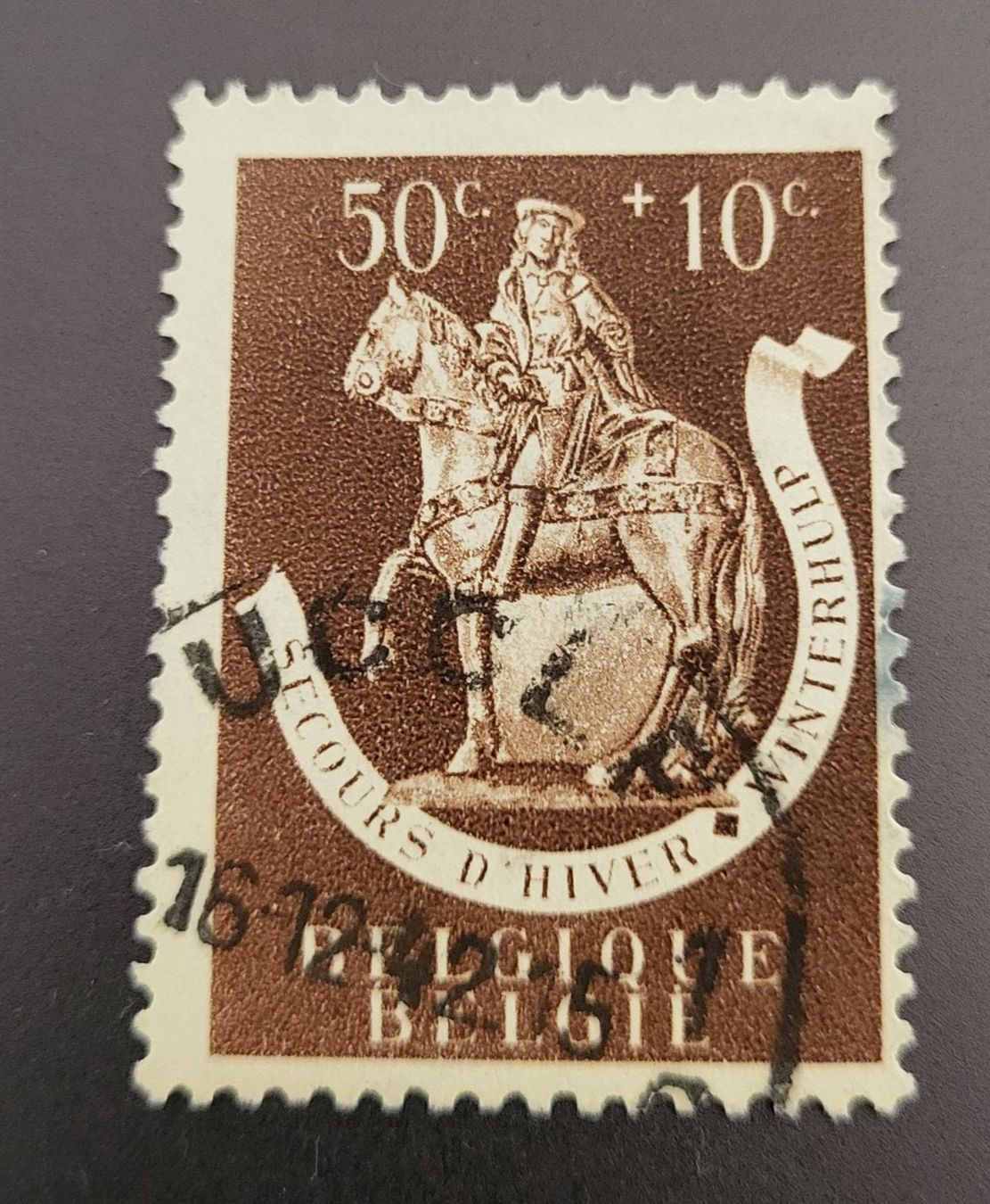 Tutti i francobolli: Belgien 1942 briefmarke – Usato da St Gallen venduto da Stampsalshobby