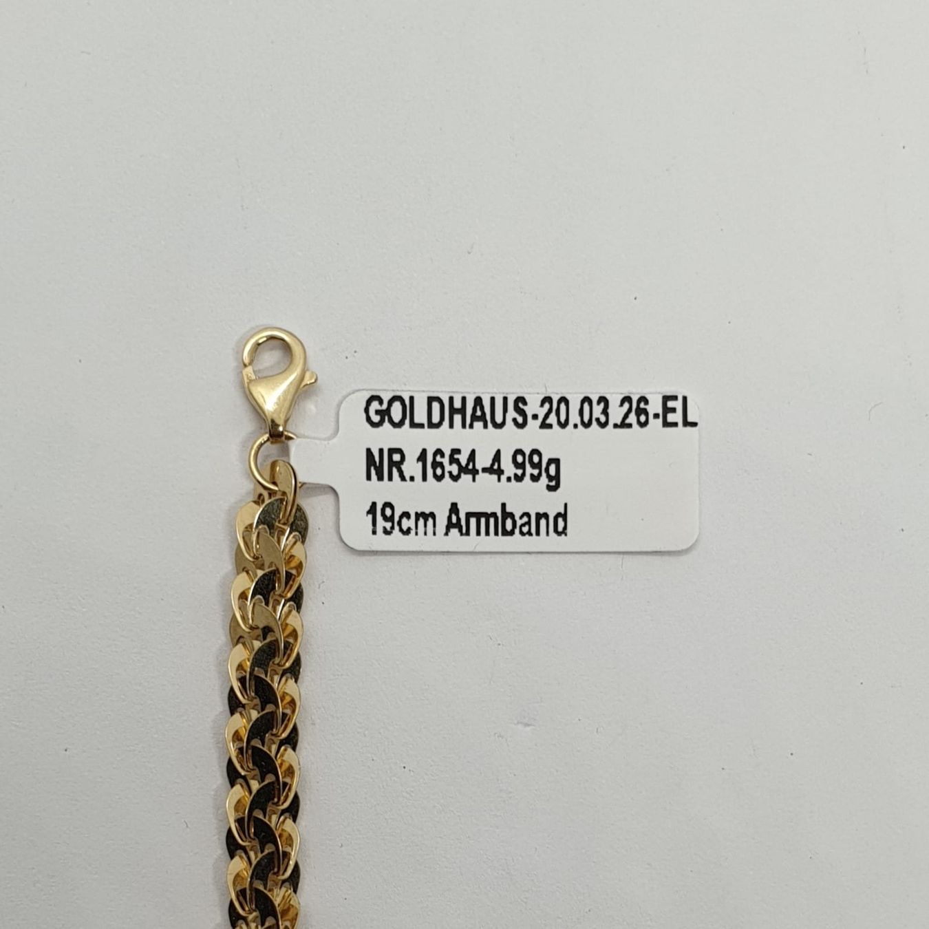 Bracciali & Braccialetti: Echt 14K Gold Armband – Usato da Luzern venduto da Goldhaus-Luzern 4