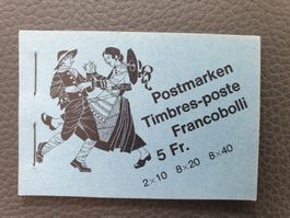 Postmarkenheft von 1977 postfrisch