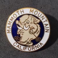 Y866 - Brosche Mammoth Mountain California USA Amerika