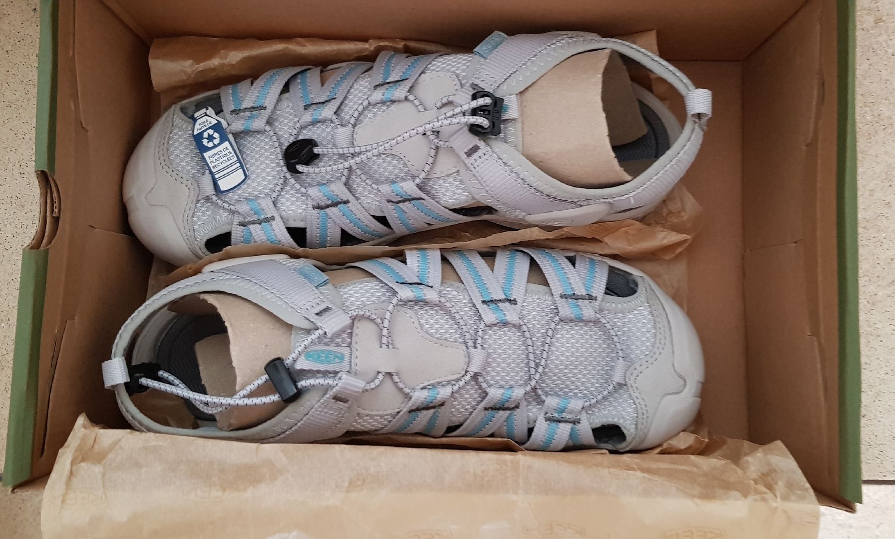 Keen Scarpe da uomo: Neue KEEN Drift Creek Gr. 41 hellgrau/hellblau – Nuovo e nell'imballaggio originale da Olten venduto da Yen6