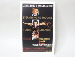AK 007 James Bond US Poster für Goldfinger