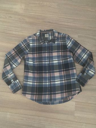 Bluse kariert von Tchibo Gr. 36