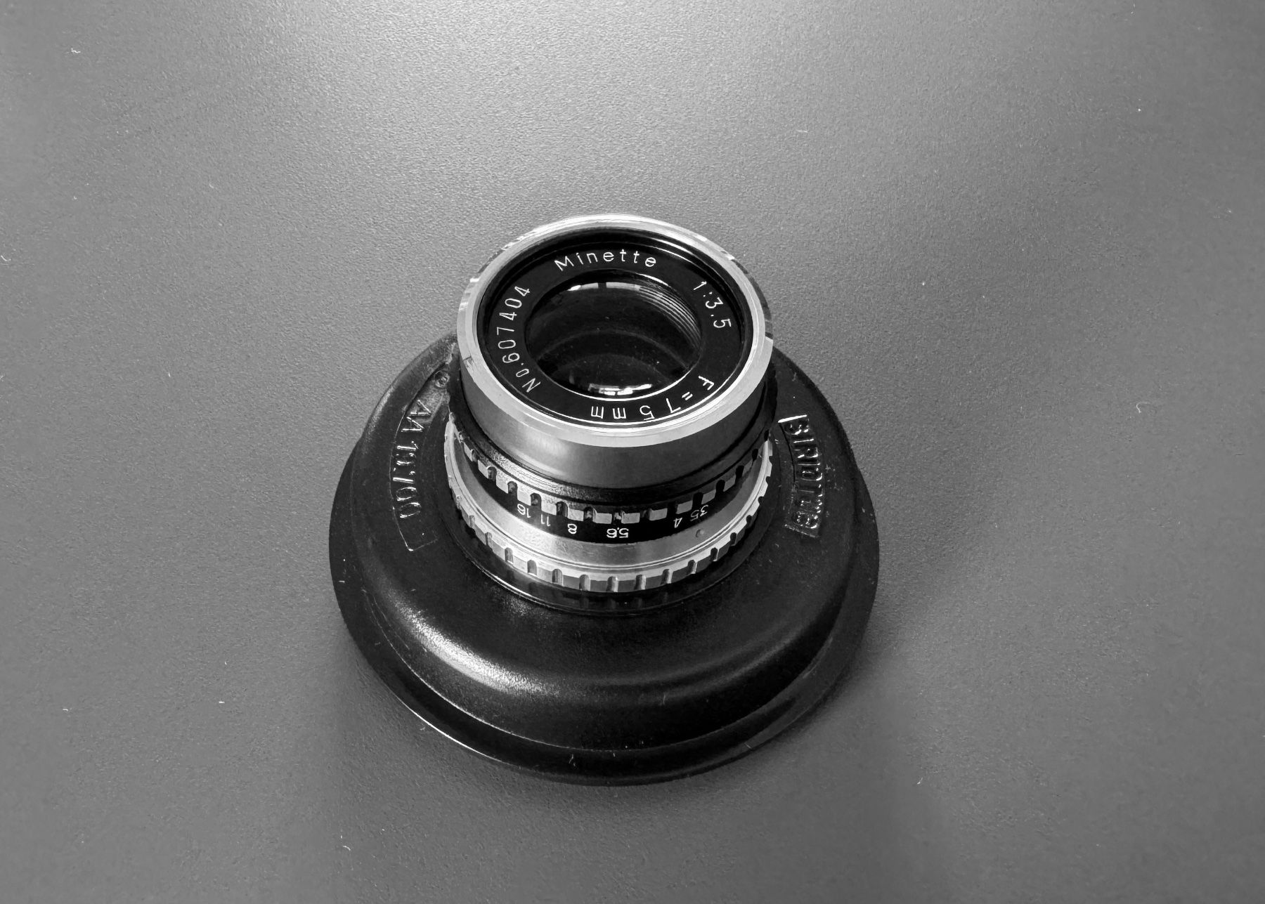 Obiettivi: Objektiv Minette 75/3.5 – Usato da Zürich venduto da Tapehead 1