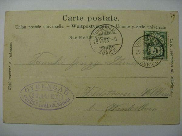 Cartoline postali: AK Gyrenbad – Usato da Gundetswil venduto da Egro01 1