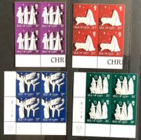 1993 Insel Man GB Weihnachten Viererblock Satz **