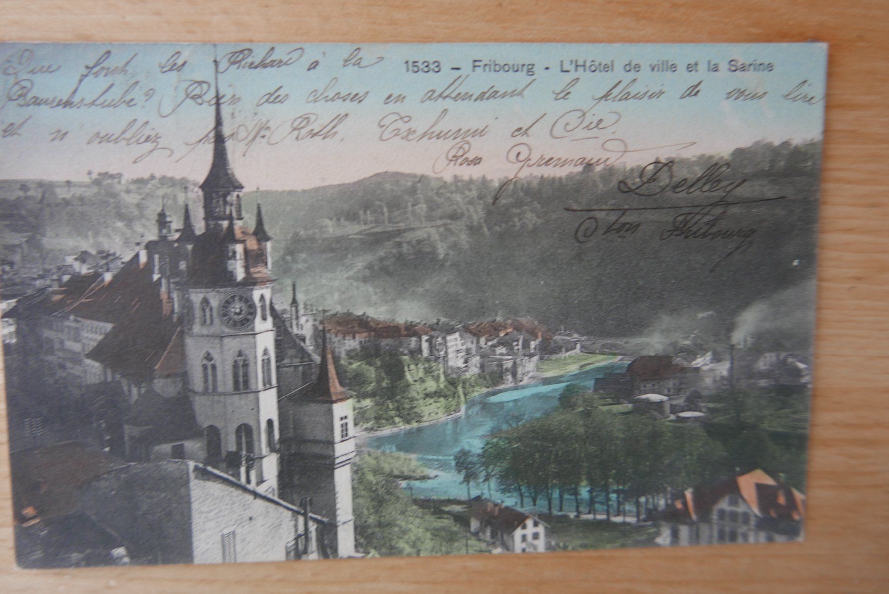 Cartes postales: A.K. Fribourg 1909 – D'occasion à Rotkreuz par nigal