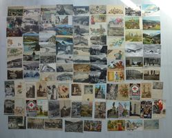 Lot ++ 100 Stück Ansichtskarten von der Schweiz und Ausland