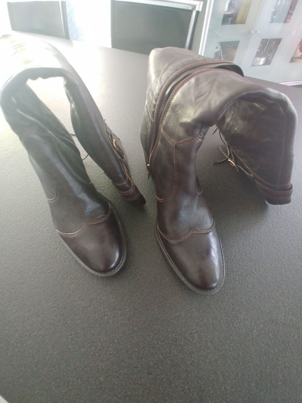 Scarpe da donna: Lederstiefel Damen Gr. 41 – Nuovo (secondo la descrizione) da Bäriswil BE venduto da Rezz 6