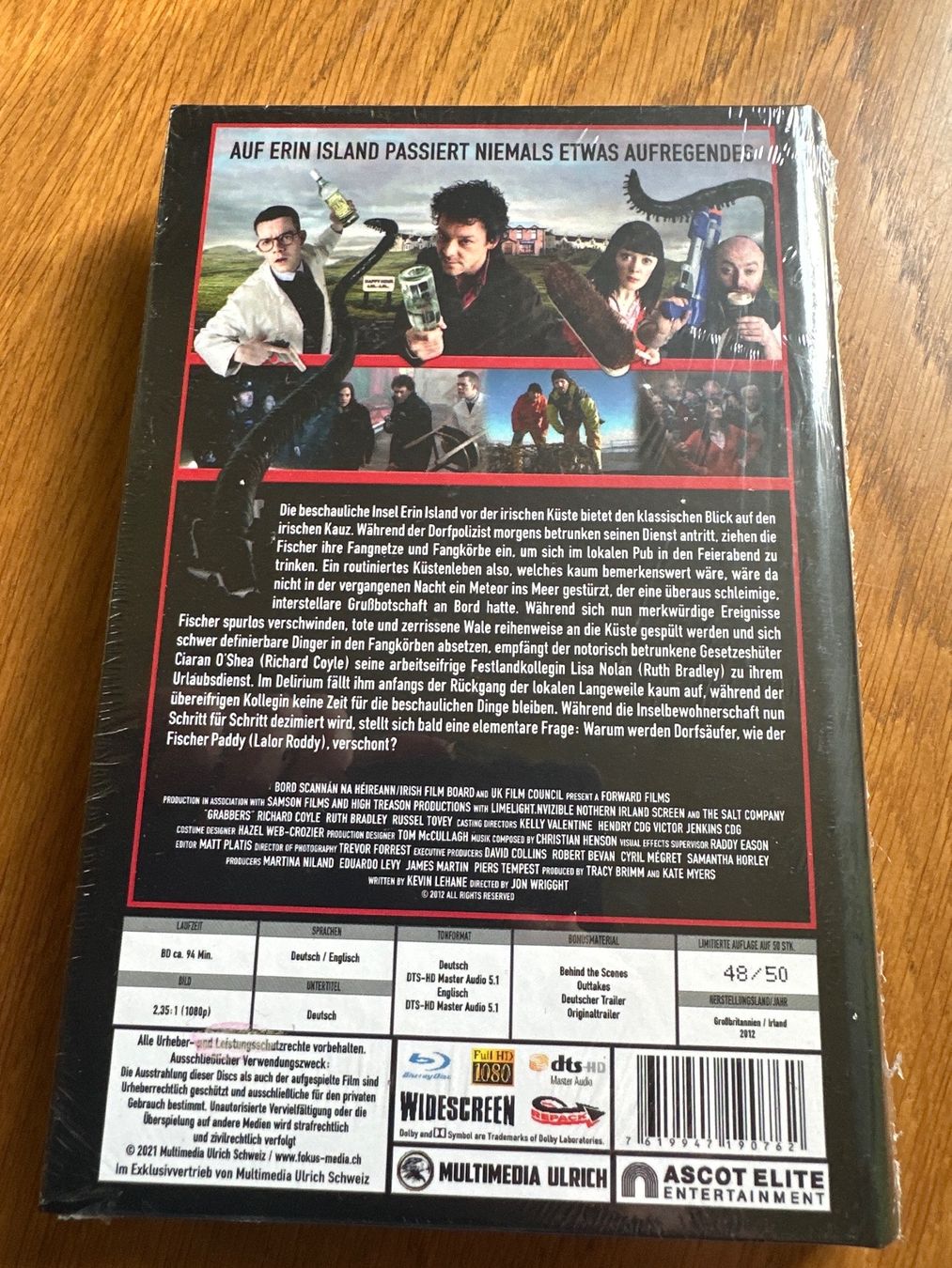 Tutti i DVDs: Grabbers Grosse Hartbox OVP Blu Ray – Nuovo e nell'imballaggio originale da Benken ZH venduto da Audi-erich 1