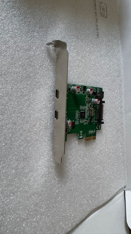 Lecteurs & Adaptateurs: Carte PCIe USB C 2 ports – Neuf (Voir description) à Domdidier par witzis
